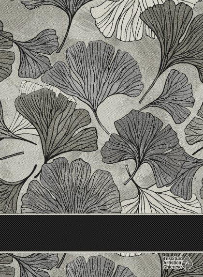 Kitchen towel - Biloba - Rainbow Black