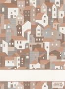 Kitchen towel - Tropea - Red-Ecru