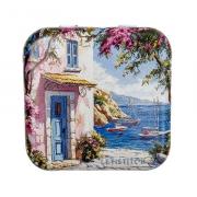 Mediterranean Coast Tin Box