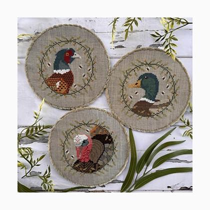 Colorful Birds Trio