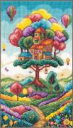 Landscape with tree house