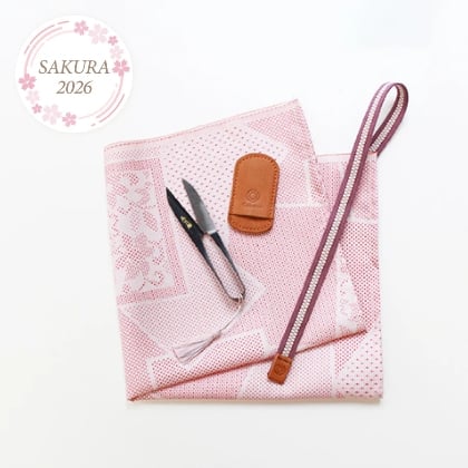 Shozaburo Scissors with Furoshiki - Sakura 2026