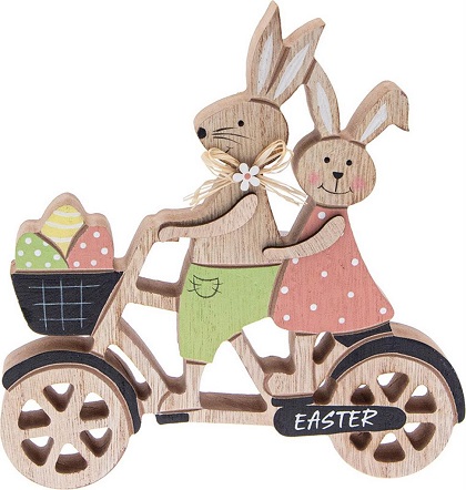 Rabbits in wood