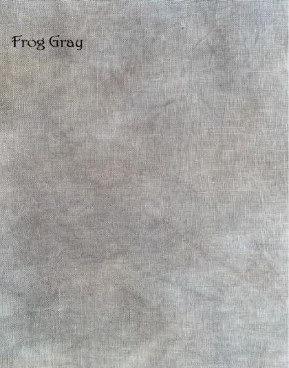 40ct Linen - Frog Gray