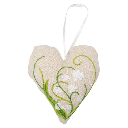 Deco heart - Lilly of the Valley