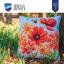 Cushion - Poppies and wildflowers