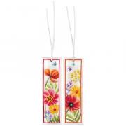Bookmark - Poppies and wildflowers (2)