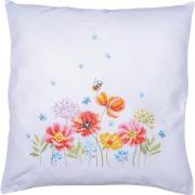 Cushion - Poppies and wildflowers