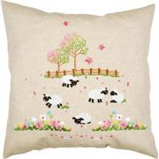 Cushion - Sheep in the meadow