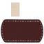 Beige bag bottom