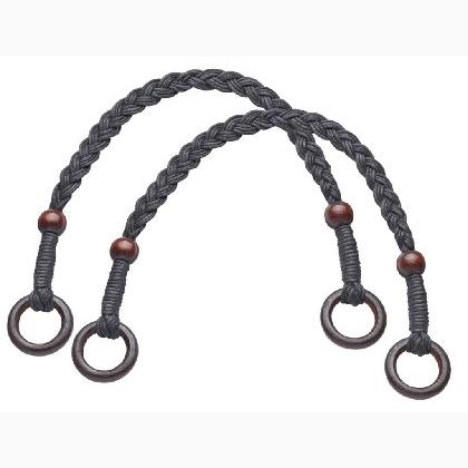 Handle for bag Brown Braided
