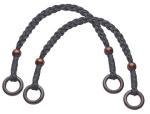 Handle for bag Brown Braided
