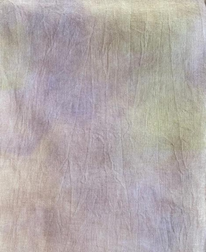 40ct Linen - Purple Garden