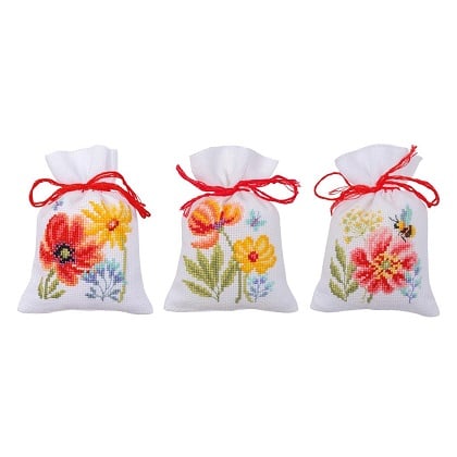 Potpourri bags: Poppies and wildflowers