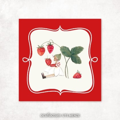 Textile label - Erdbeerfräulein