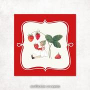 Textile label - Erdbeerfräulein