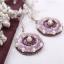 Circle Earrings - Violet Ornament