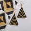 Triangle Earrings - Gold ornament