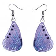 Earrings - Purple Butterflies