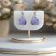 Earrings - Purple Butterflies