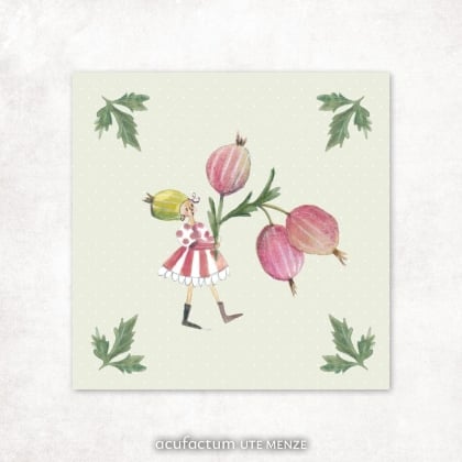 Textile label - Stachelbeerfräulein