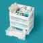 Organizer in plastic - 3 drawers
