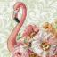 Floral Flamingo