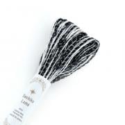 Sashiko Lamé Thread - Multicolor Black White