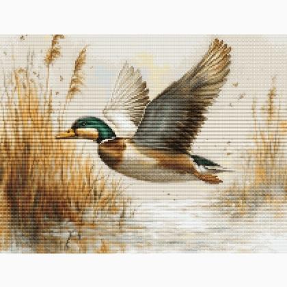 Golden Flight - Needlepoint