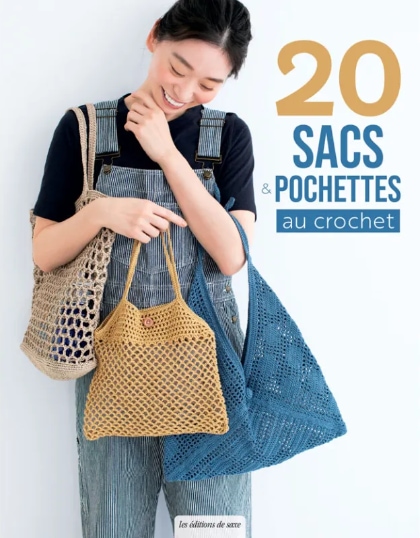 20 sacs & pochettes au crochet