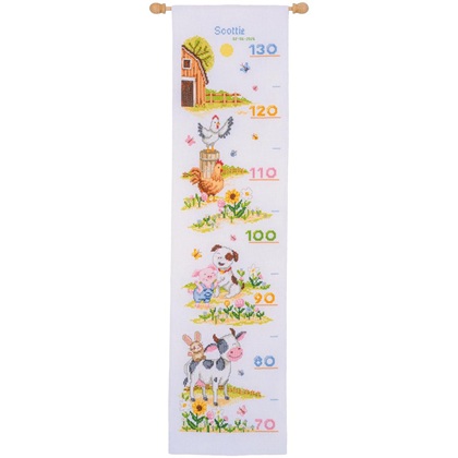 Height Chart - Farm animals
