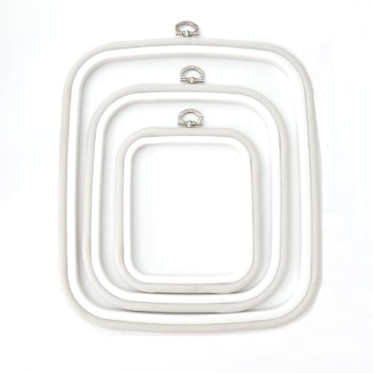Square Frame 12.5 cm x 14.5 cm - White