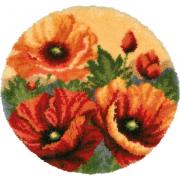 Rug - Red Poppies