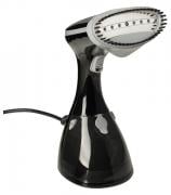 Vertical steamer with fabric brush