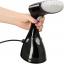 Vertical steamer with fabric brush