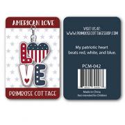American Love Charm