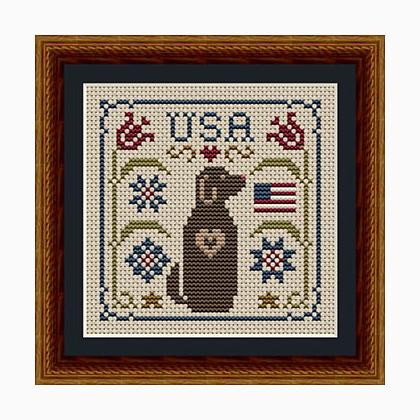 Patriotic USA Dog