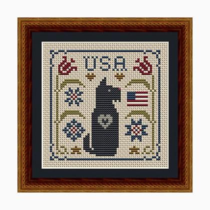 Scottie Patriotic USA Dog