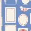 Labels & Ornaments Blue