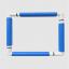 Embroidery Snap Frame 29x29 - Blue