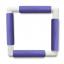 Embroidery Snap Frame 21x21 - Lilac