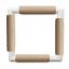 Embroidery Snap Frame 21x21 - Beige