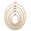 Frame Oval 22 cm x 27 cm - Sand