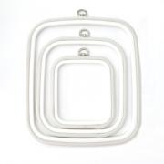 Square Frame 12.5 cm x 14.5 cm - White