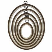 Oval Frame 22 cm x 27 cm - Wood