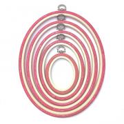 Oval Frame 11.5 cm x 15 cm - Pink