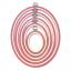 Oval Frame 22 cm x 27 cm - Pink