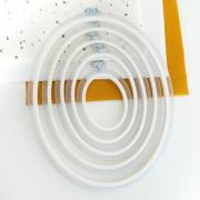 Oval Frame 8.5 cm x 10.5cm - Transparent