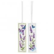 Bookmark - Lavender and butterflies (2)