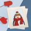 My Little Pudding Christmas Card